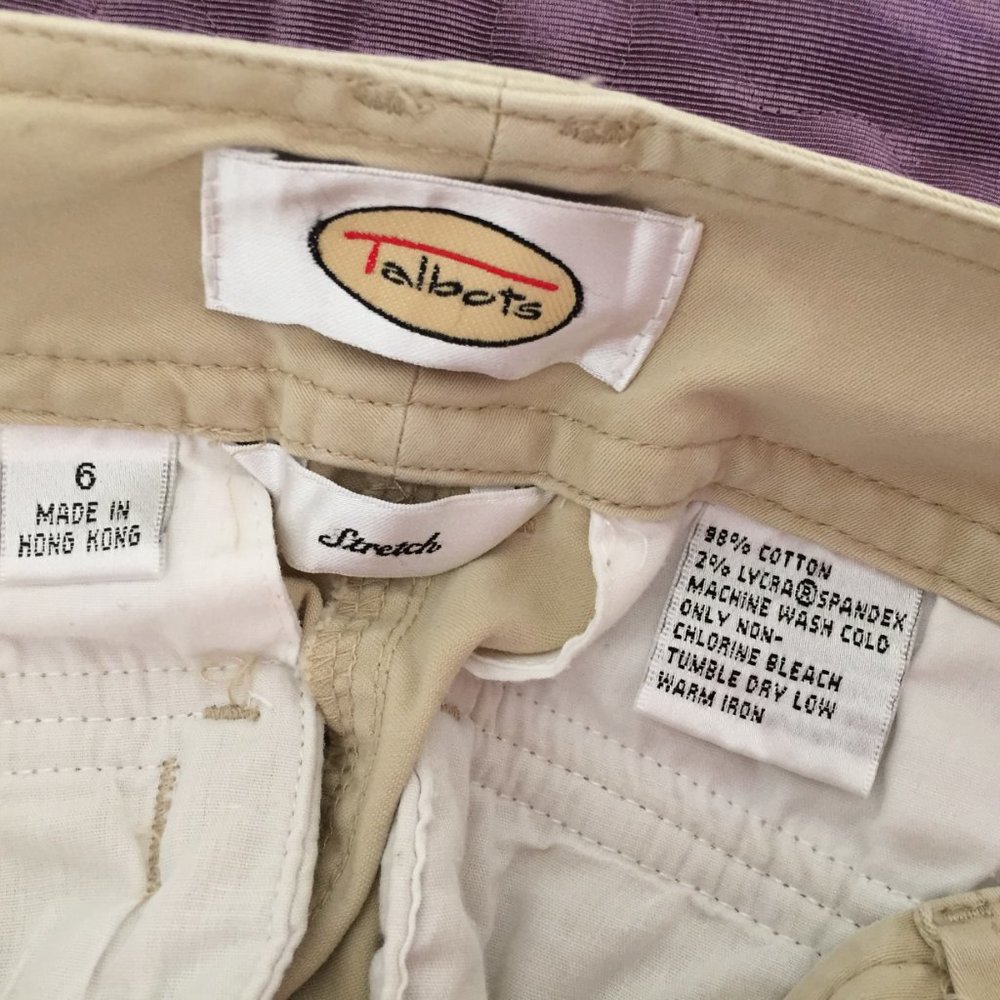Talbots stretch crop pants and pants lot of 2 Size 4&6 - Picture 4 of 5